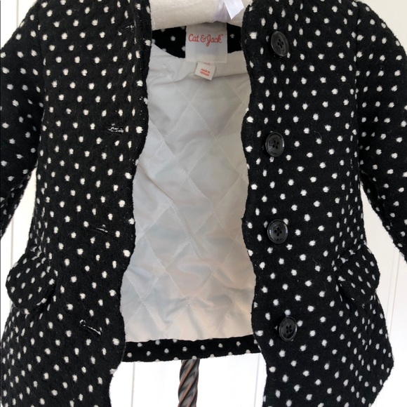 Toddler girls pea coat - Picture 5 of 6